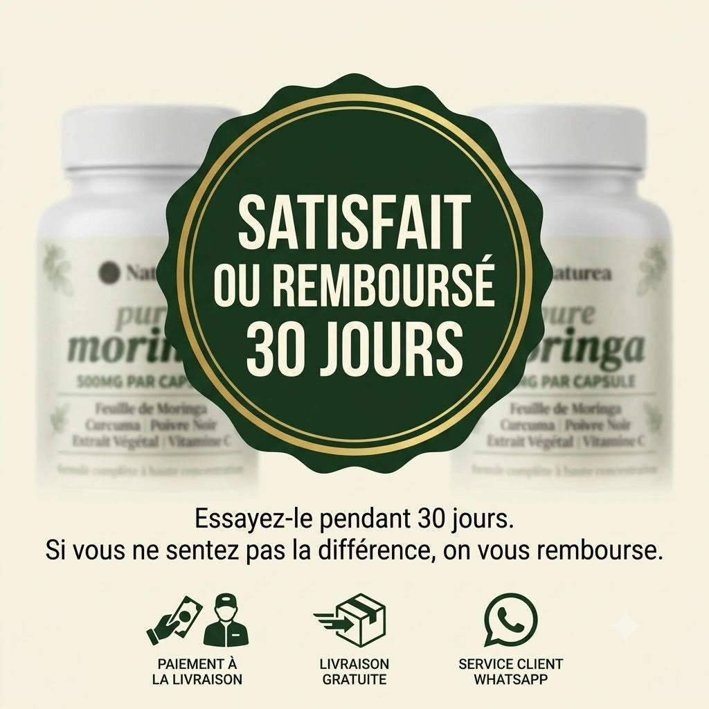 Moringa Curcuma pour Prostate - 30 Capsules