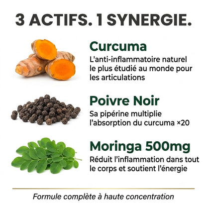 Moringa Curcuma 30 Capsules by Naturea