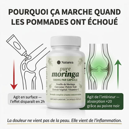 Moringa Curcuma 30 Capsules by Naturea