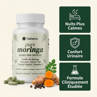 Moringa Curcuma pour Prostate - 30 Capsules