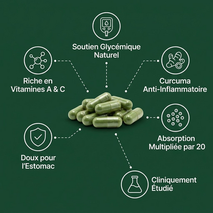 Moringa Curcuma - 30 Capsules